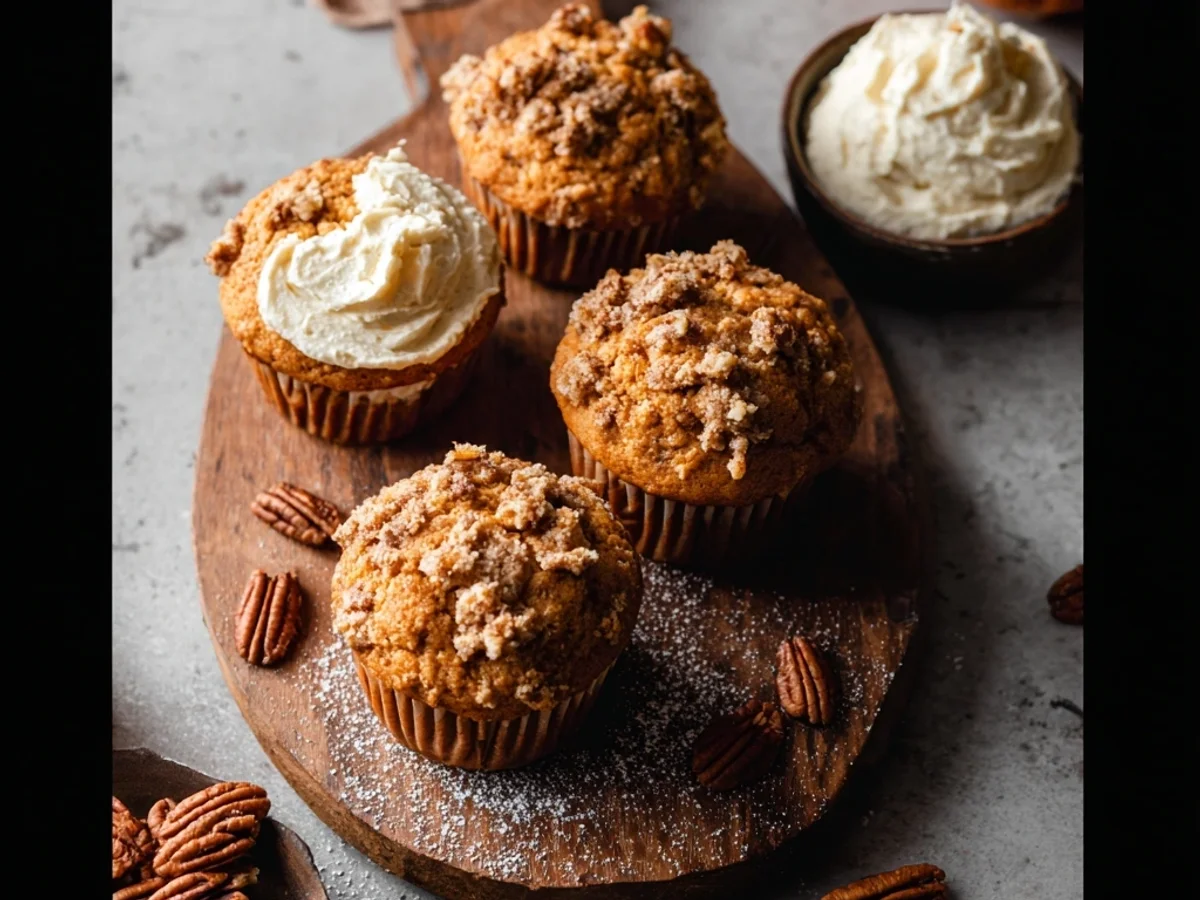 Pumpkin Cream Cheese Muffins: Rich Fall Treat - Image 1