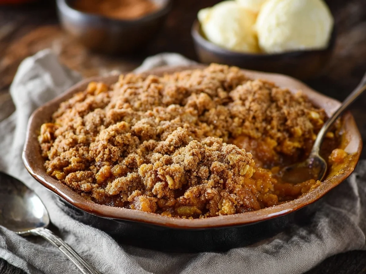 Pumpkin Pie Crisp: Golden Fall Dessert - Image 1