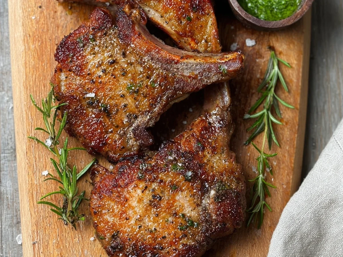 Quick Air Fryer Lamb Chops: Tender & Flavorful - Image 1