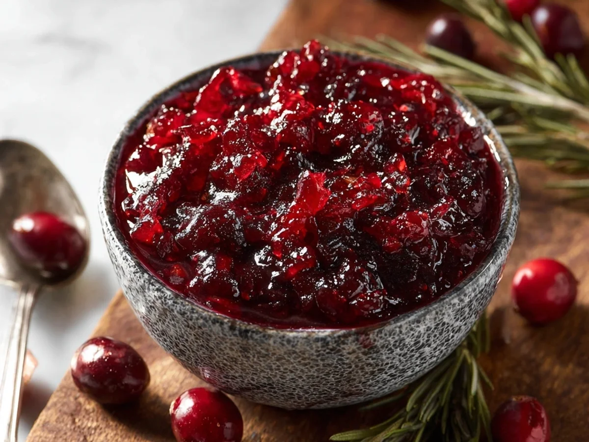 Quick Cranberry Compote: Fresh & Tangy Homemade Taste - Image 1
