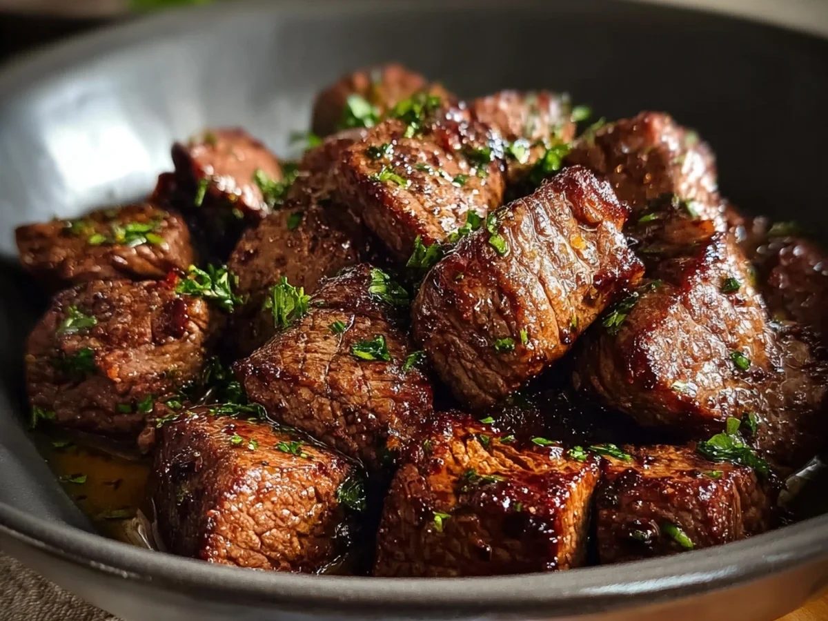 Quick & Flavorful Steak Bites with Stew Meat Dinner - Image 1