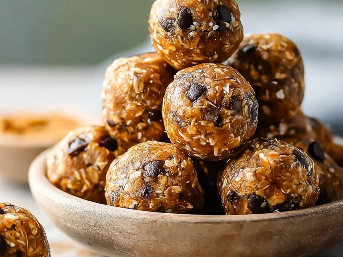 Quick Peanut Butter Energy Balls: Simple, Healthy Snack - Image 1