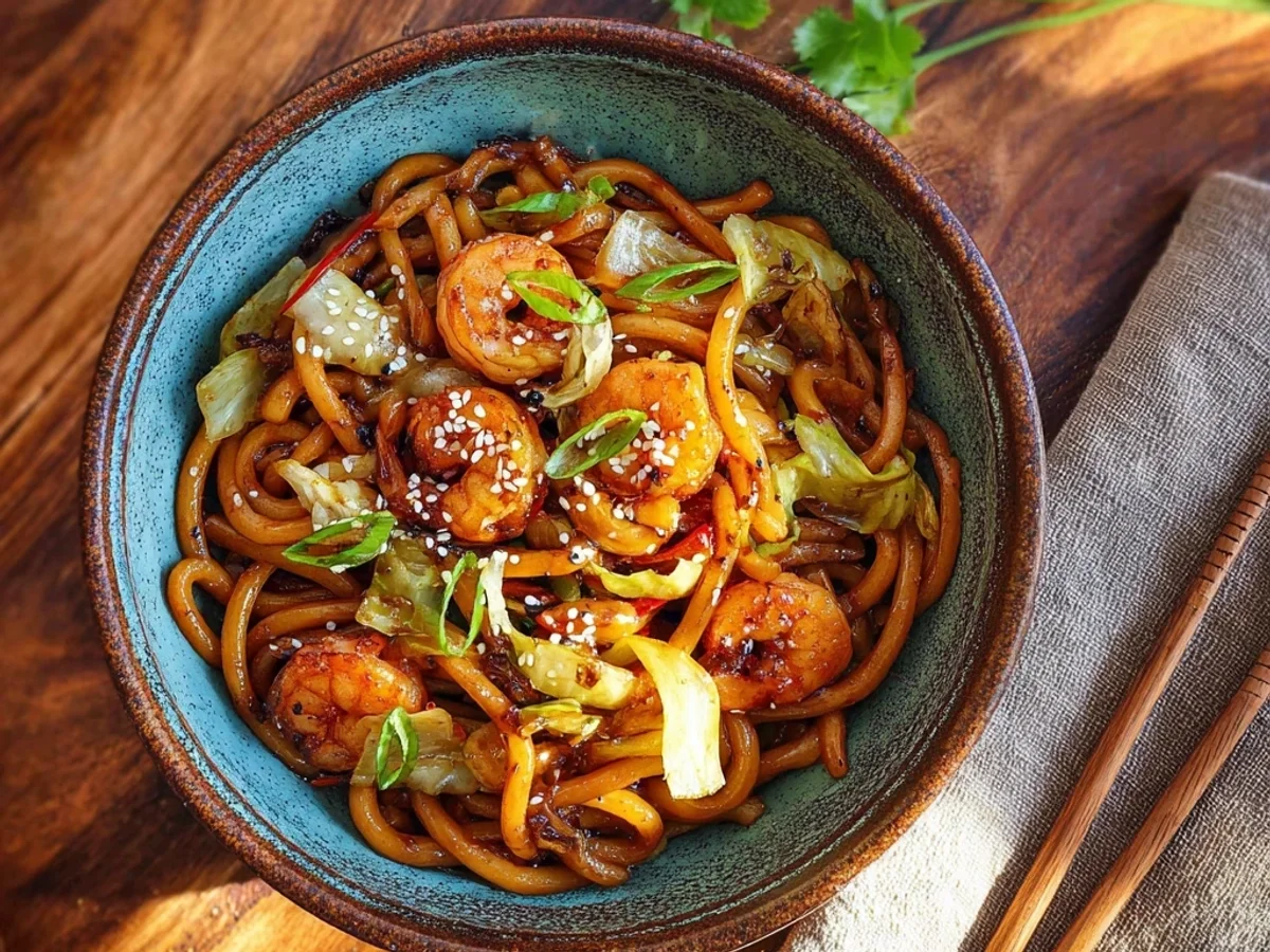 Quick Shrimp Yaki Udon: A Weeknight Wonder - Image 2
