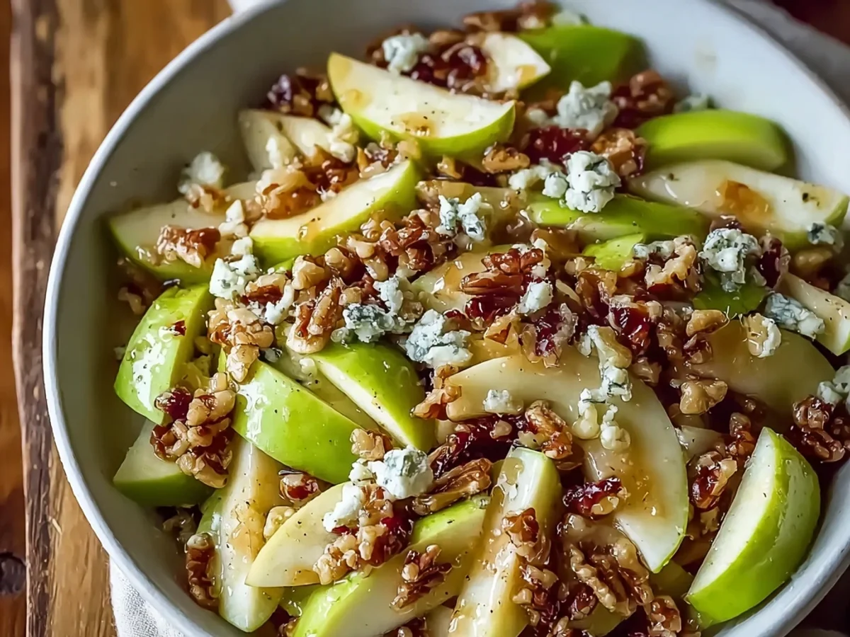 Refreshing Apple Salad: Crisp & Zesty Summer Delight - Image 1