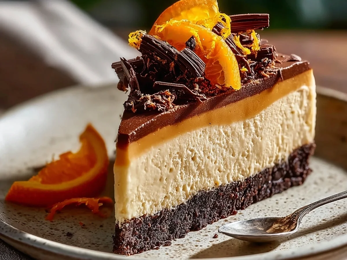 Rich Chocolate Orange Cheesecake: A Zesty Dessert Dream - Image 2