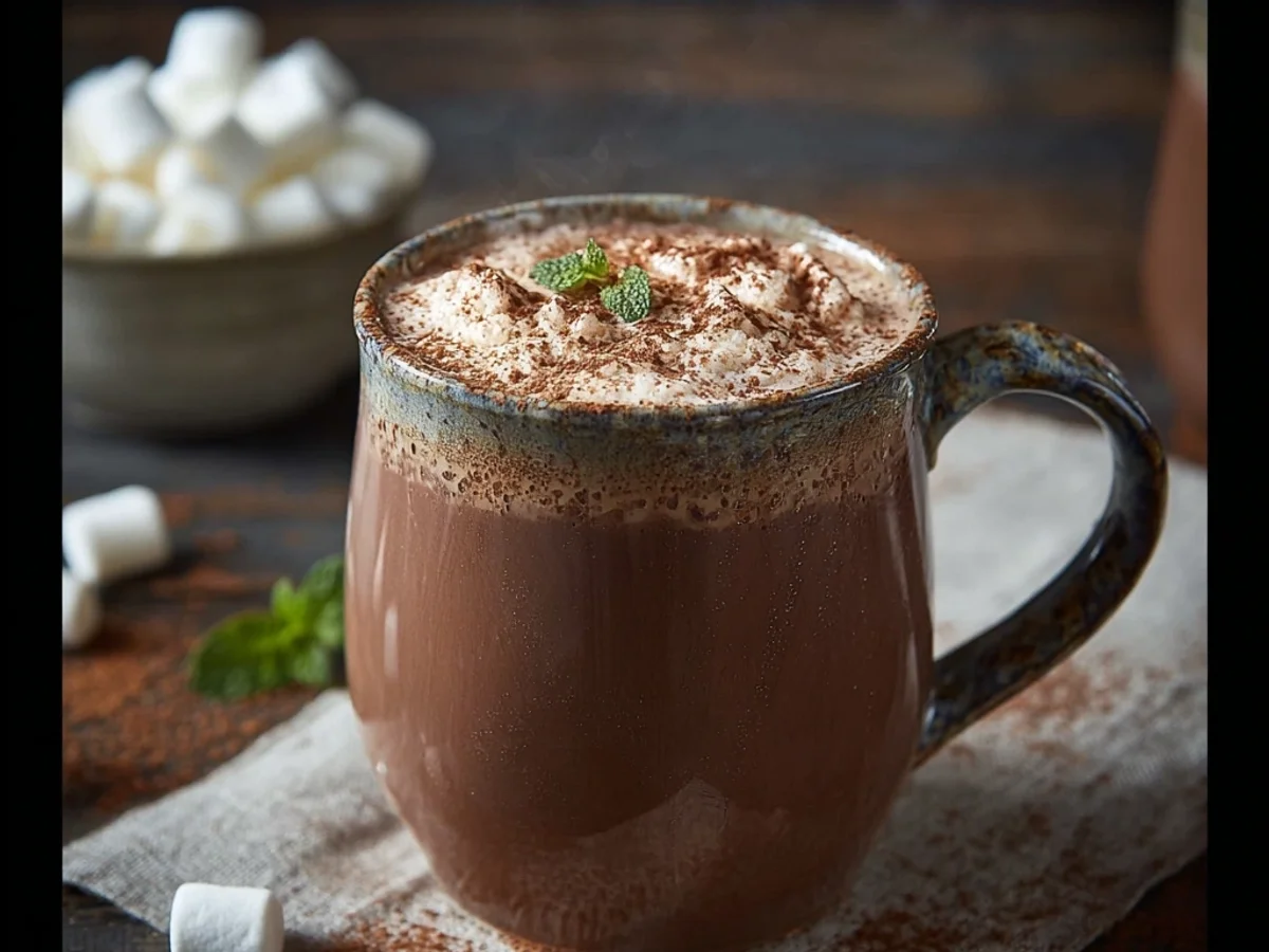 Rich Hot Chocolate: A Velvety Winter Hug in a Mug - Image 1