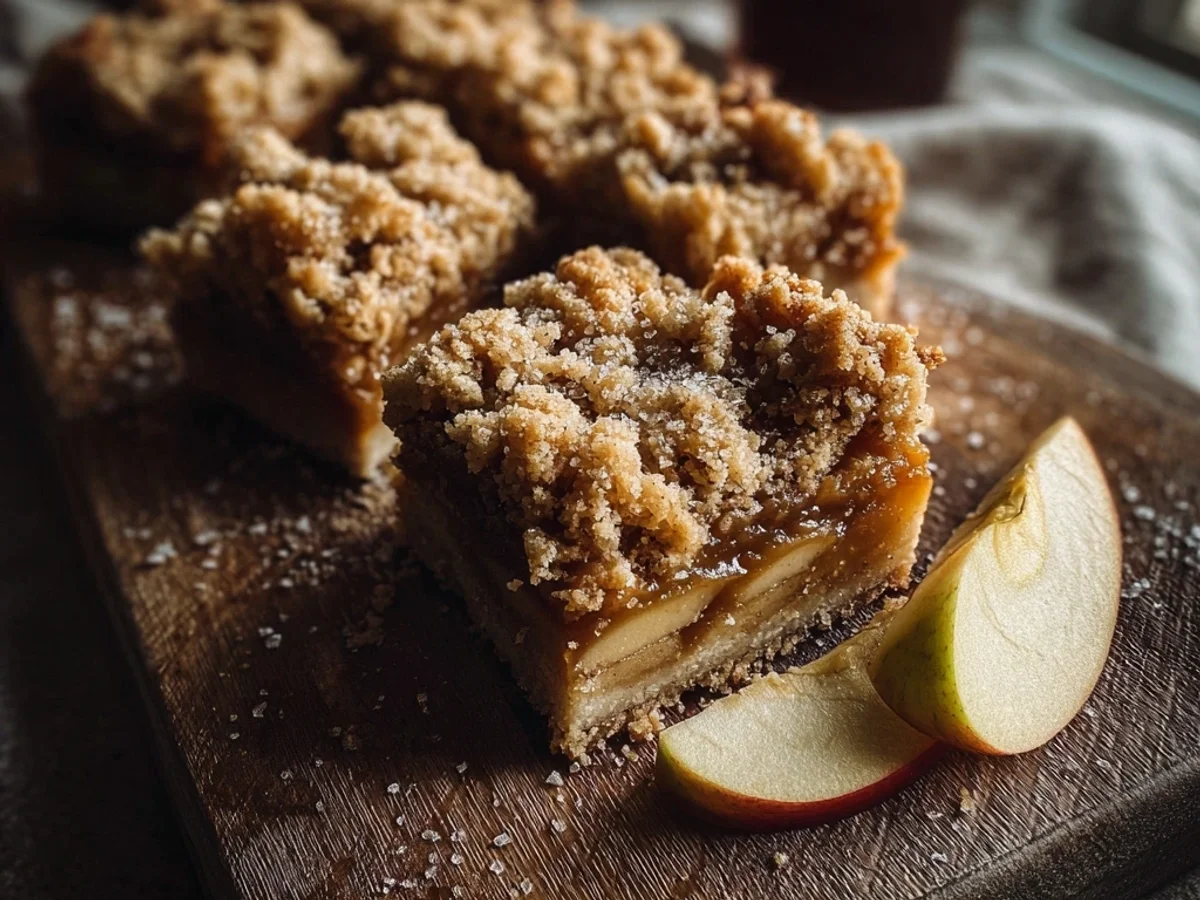 Rich Salted Caramel Apple Crumble Bars: A Fall Treat - Image 2