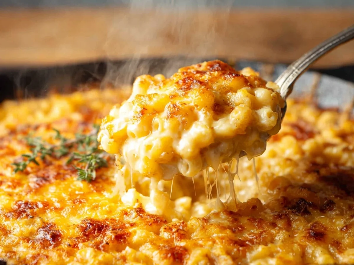 Rich Soul Food Baked Mac and Cheese Recipe - Image 1