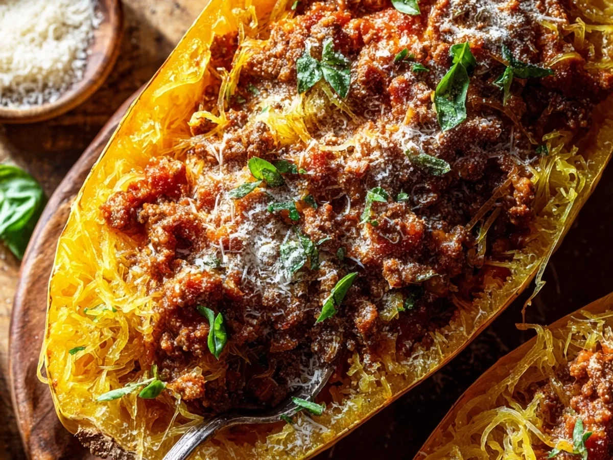 Rich Spaghetti Squash Bolognese: Healthy Dinner Twist - Image 2