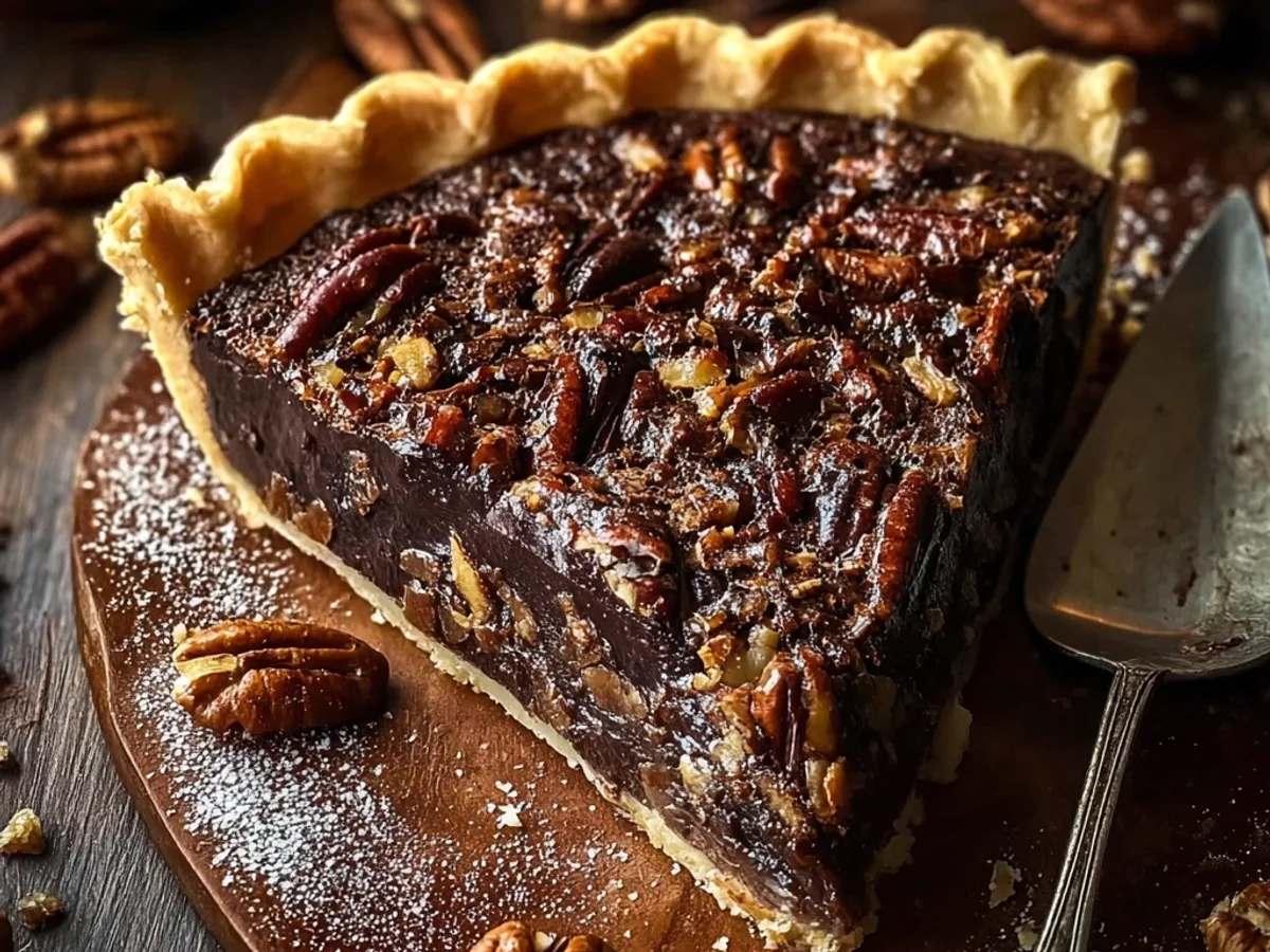 Rich Texas Chocolate Pecan Pie: A Family Favorite - Image 1