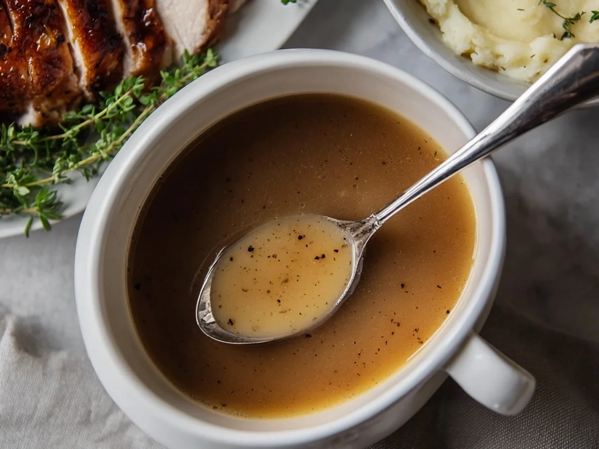 Rich Turkey Gravy from Pan Drippings, a Holiday Must-Have - Image 2