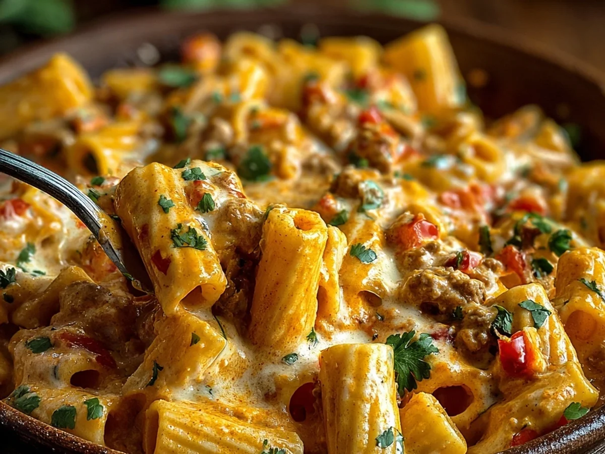 Rotel Pasta Fiesta: Speedy Skillet Tex-Mex Creaminess - Image 2