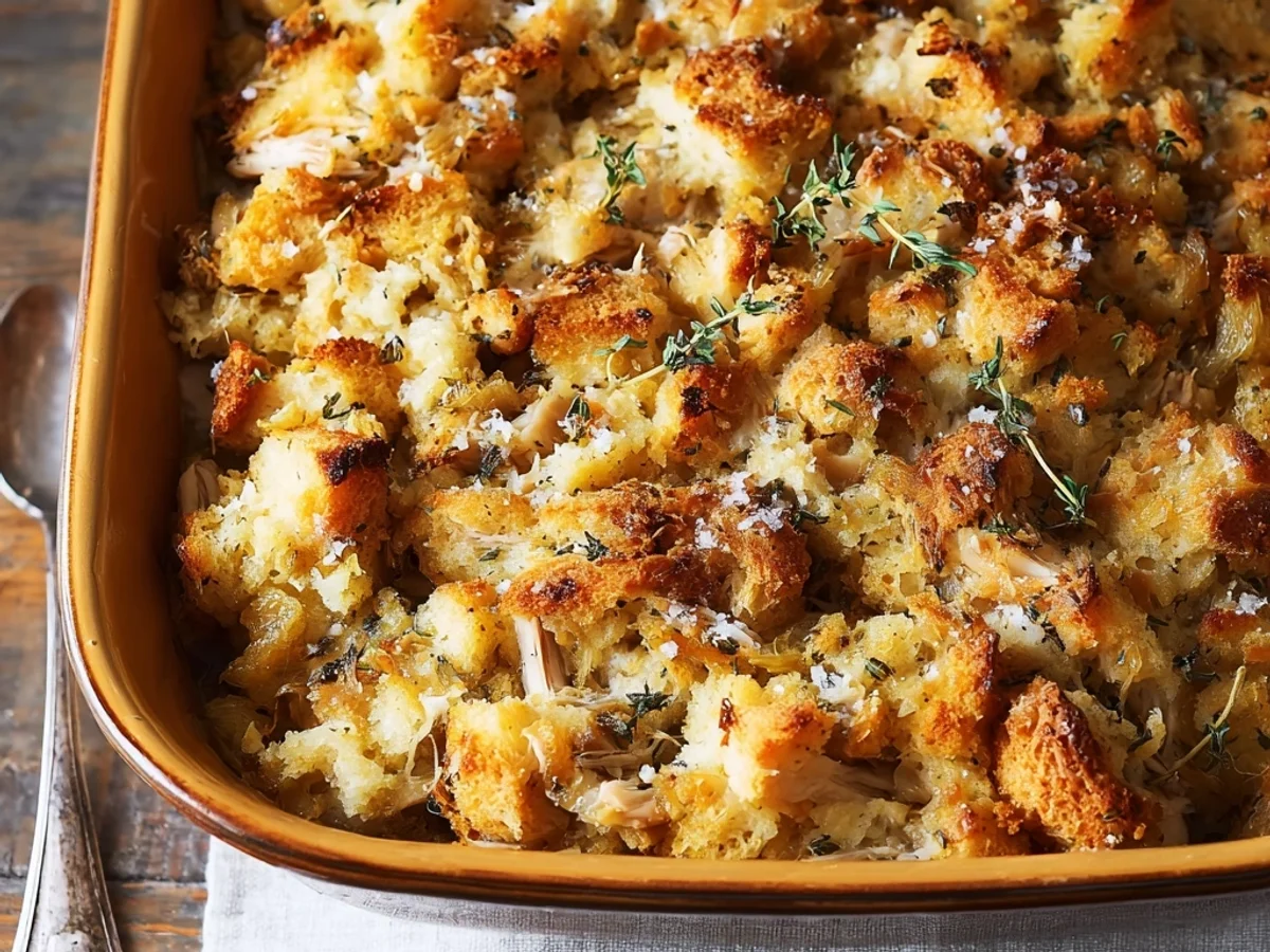 Rotisserie Chicken Stuffing Casserole: Homestyle Comfort - Image 2
