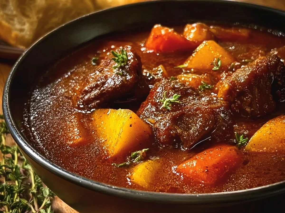 Rustic Beef Stew with Root Vegetables - Image 1