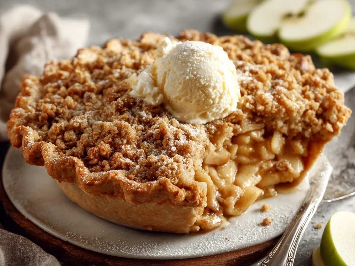 Rustic Dutch Apple Crumble Pie: My Family's Favorite - Image 1