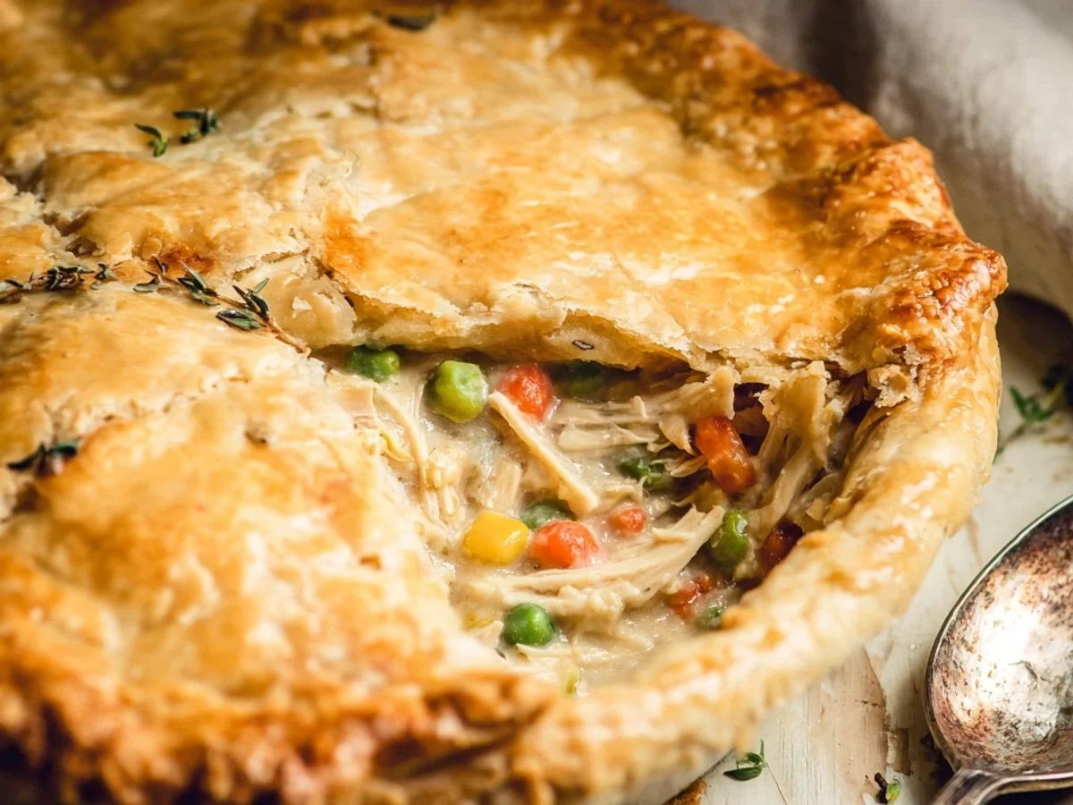 Rustic Homemade Chicken Pot Pie: Easy Recipe - Image 2