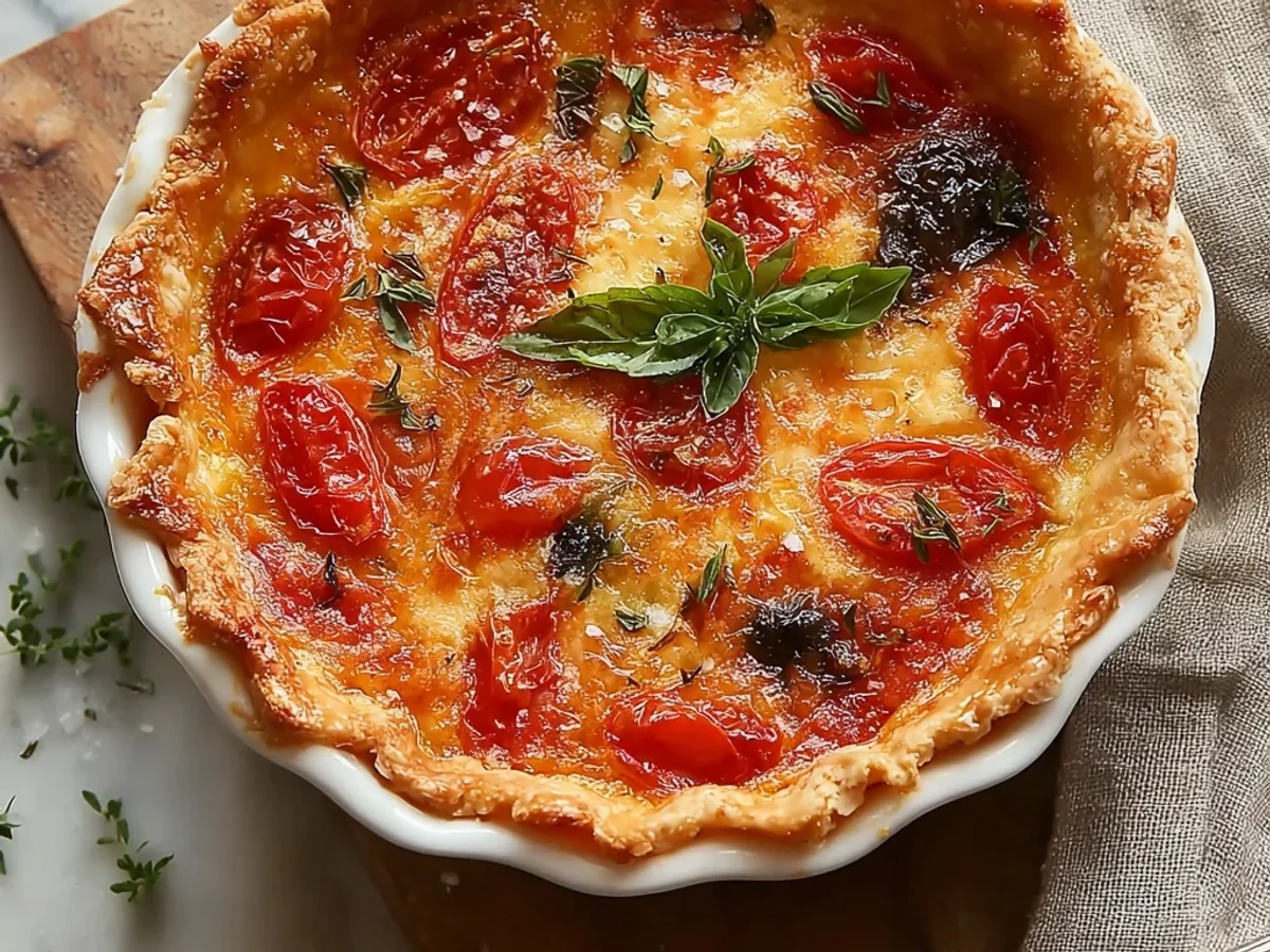 Rustic James Beard's Tomato Pie: A Summer Classic - Image 1