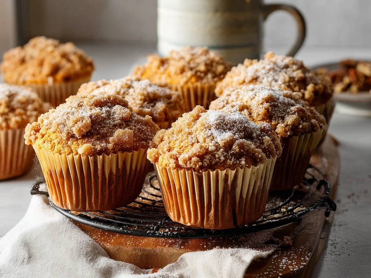 Rustic Pumpkin Streusel Muffins: Easy Fall Baking - Image 1
