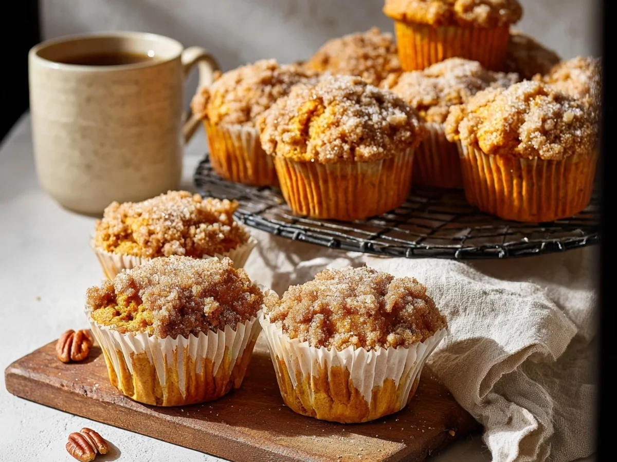 Rustic Pumpkin Streusel Muffins: Easy Fall Baking - Image 2