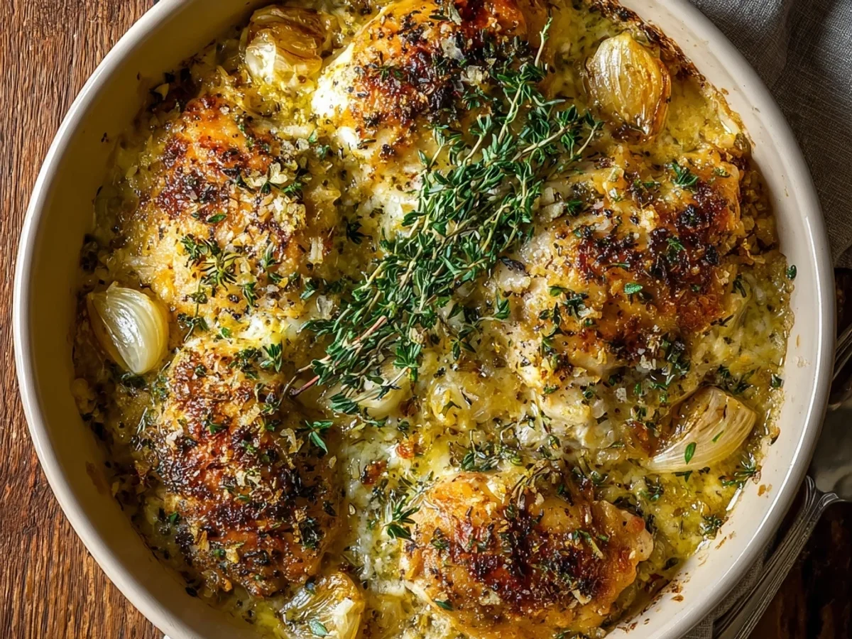 Rustic Savory Baked Herb Chicken Casserole - Image 2