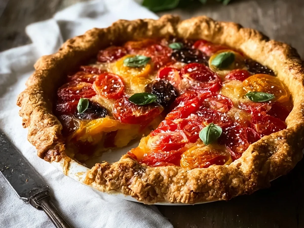 Rustic Tomato Pie Recipe: A Summer Garden Delight - Image 1