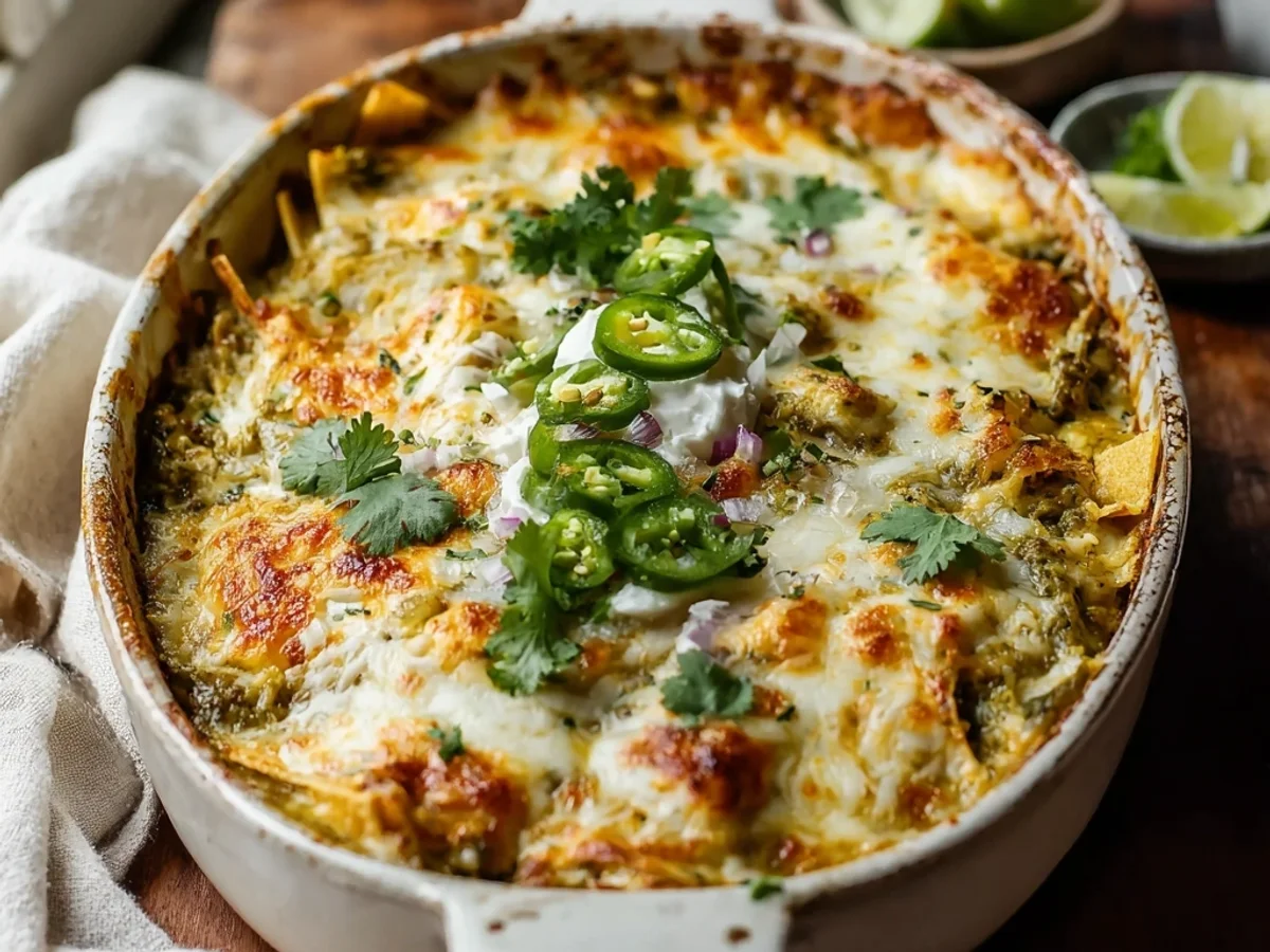 Salsa Verde Chicken Casserole: Quick, Tangy & Hearty - Image 1