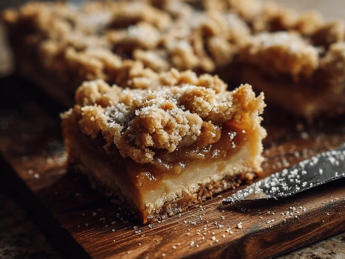 Salted Caramel Apple Crumble Bars: Your Fall Favorite - Image 1