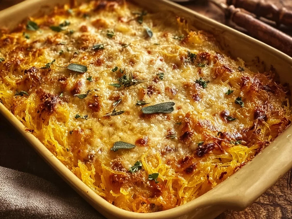 Savory Spaghetti Squash Casserole: A Weeknight Favorite - Image 1