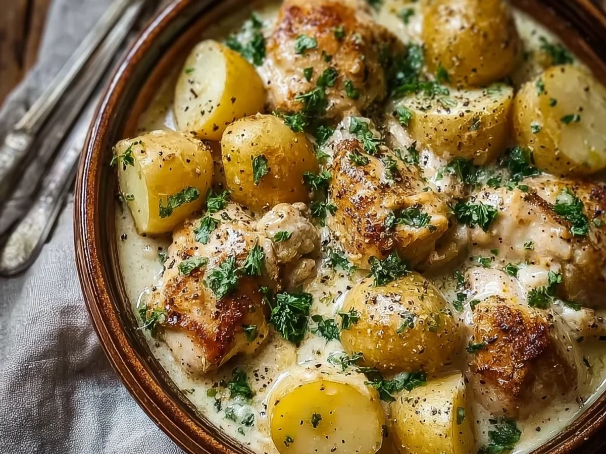 Sheet Pan Garlic Parmesan Chicken & Potatoes - Image 1