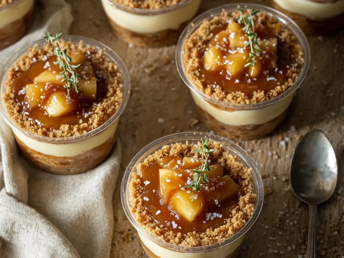 Simple Caramel Apple Dessert Cups: Easy Fall Treat - Image 1