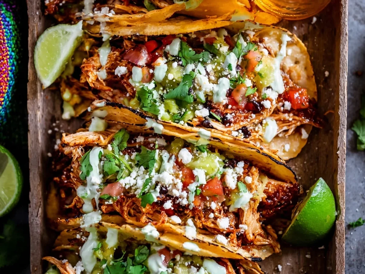 Simple Shredded Chicken Tacos Recipe for Busy Nights - Image 2