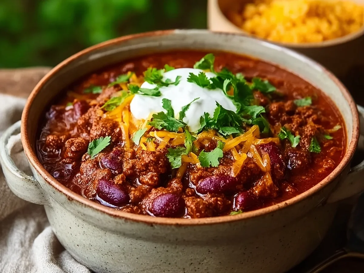 Simple Slow Cooker Chili with Deep Flavors - Image 1