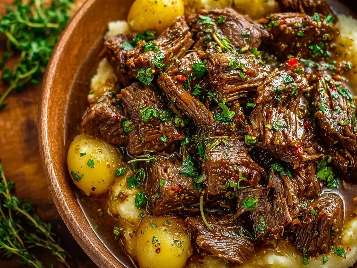 Slow Cooker Garlic Butter Beef: A Tender, Simple Dinner - Image 2