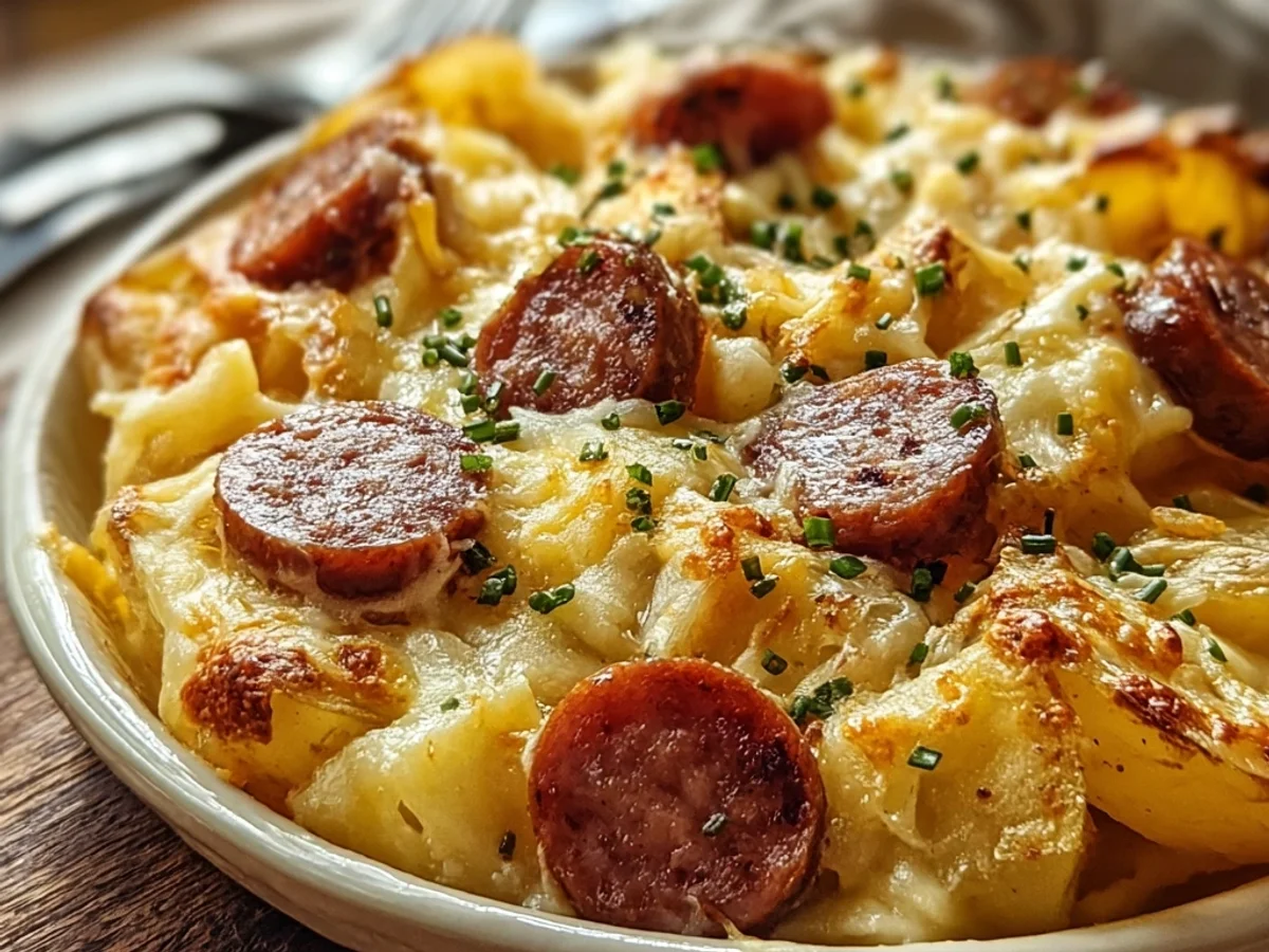 Smoky Cheesy Ranch Potatoes & Sausage Skillet - Image 2