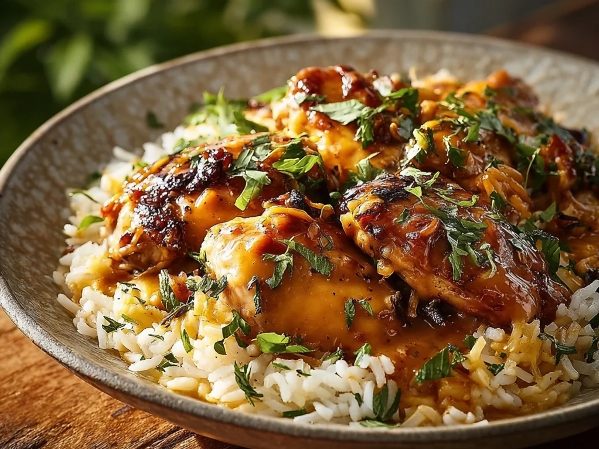 Smothered Chicken and Rice: Tender, Creamy Comfort - Image 1