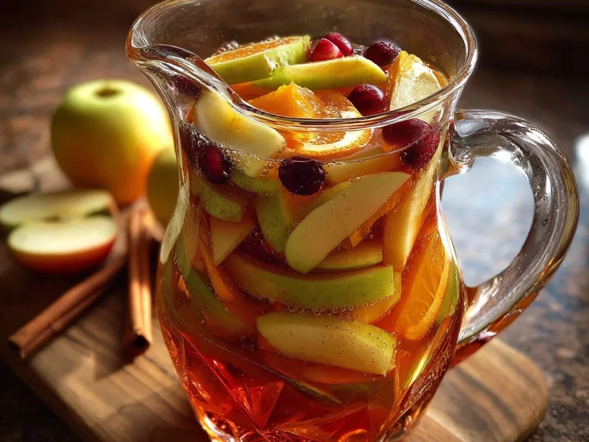 Spiced Apple Cider Sangria Recipe for Gatherings - Image 1