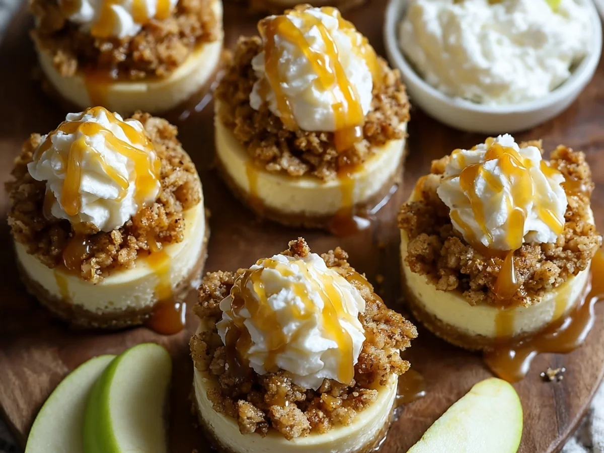 Spiced Apple Crisp Mini Cheesecakes: Easy Dessert - Image 2