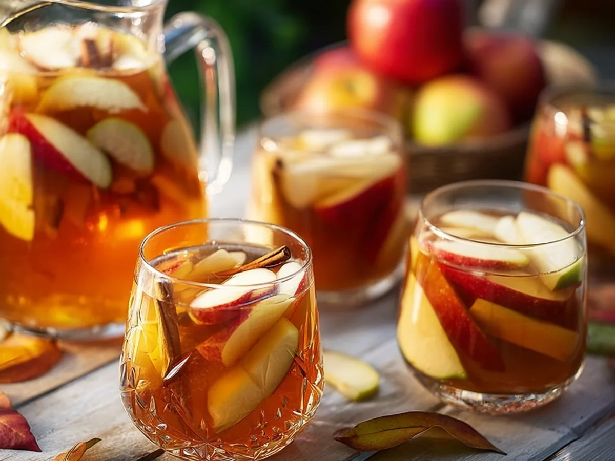 Spiced Caramel Apple Cider Sangria for Autumn - Image 1