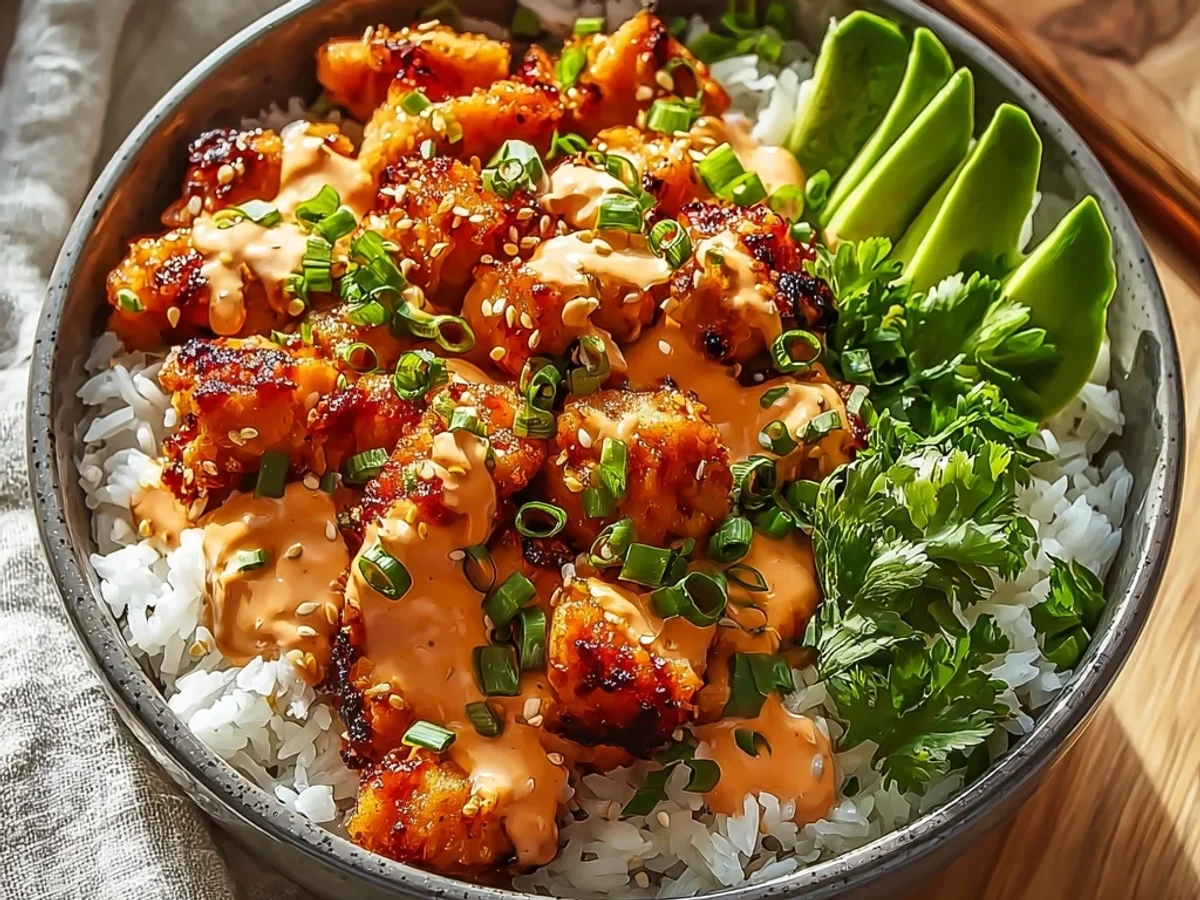 Spicy Bang Bang Chicken Bowl: A Weeknight Flavor Boost - Image 2