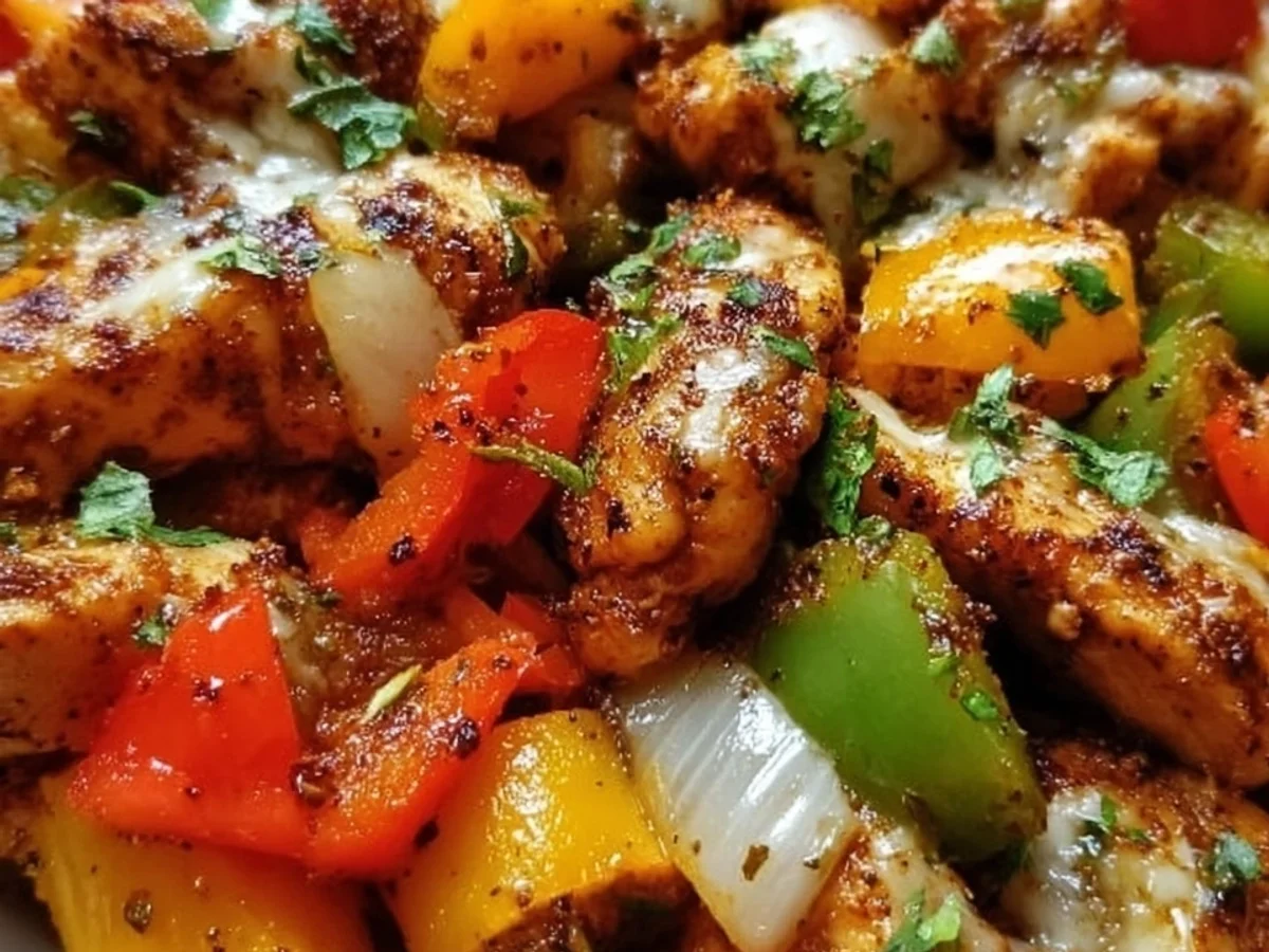 Spicy Cajun Chicken with Bell Peppers - Image 1