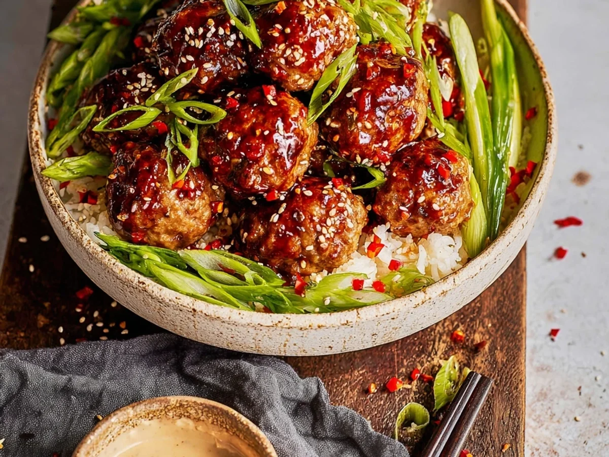 Spicy Firecracker Meatballs Recipe: Sweet Heat Zing - Image 1