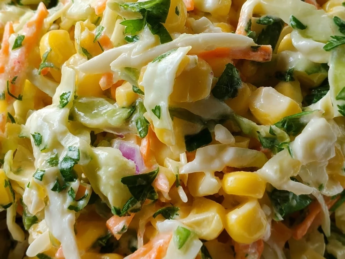 Spicy Jalapeno Corn Coleslaw: Zesty Summer Side - Image 2