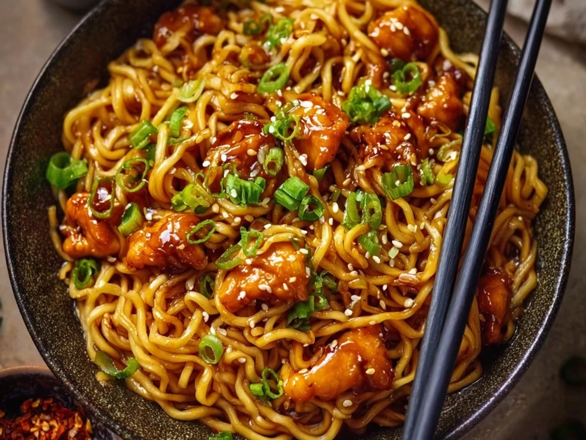 Sticky Garlic Chicken Noodles: A Weeknight Comfort - Image 2