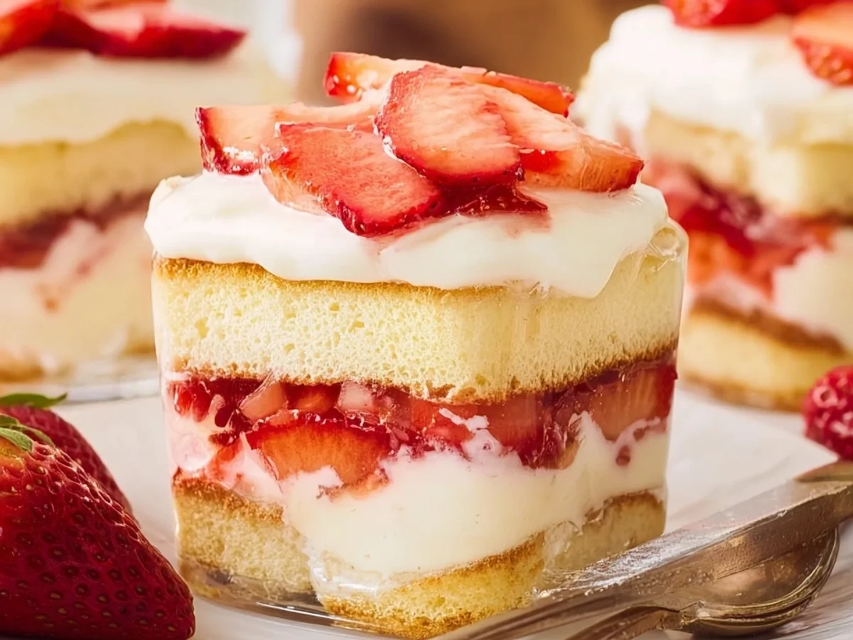 Strawberry Tiramisu: Refreshing No-Bake Dessert - Image 2