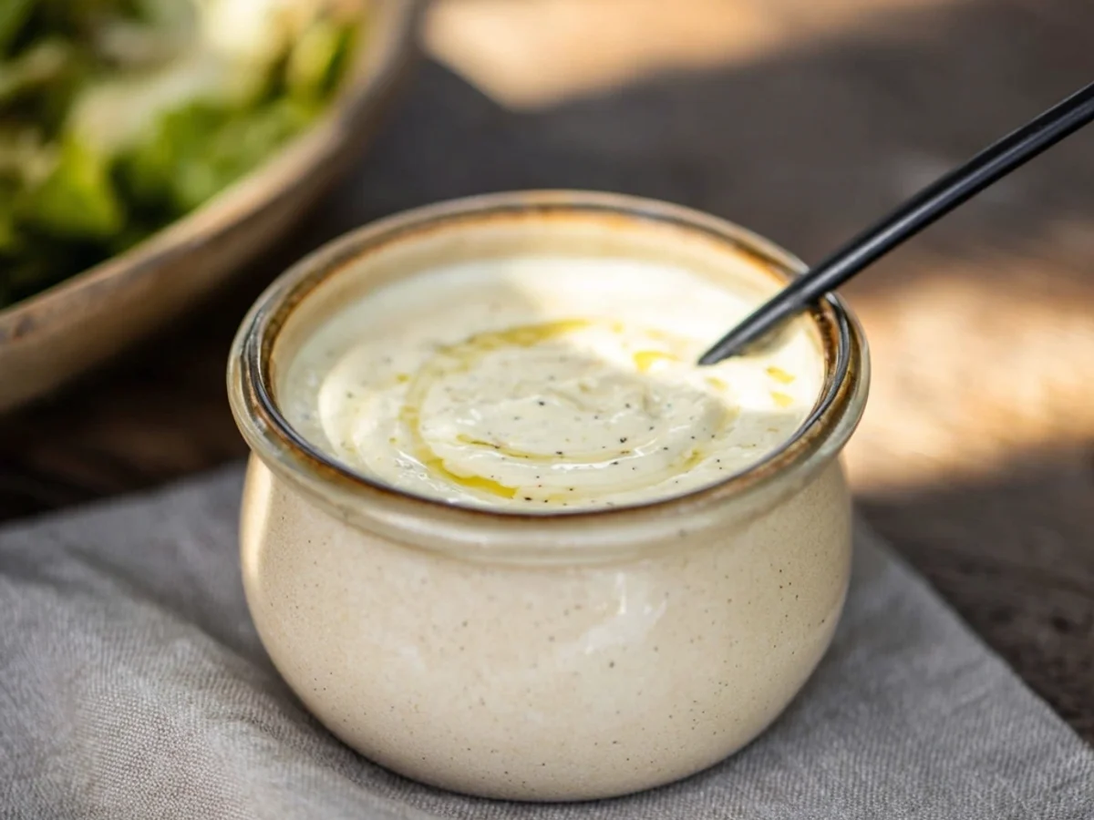 Tangy Creamy Caesar Salad Dressing - Image 1