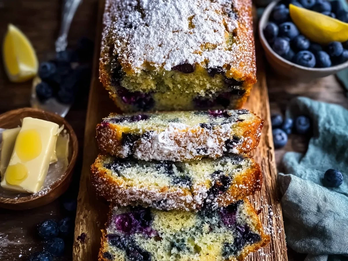 Tangy Lemon Blueberry Zucchini Bread Recipe - Image 1