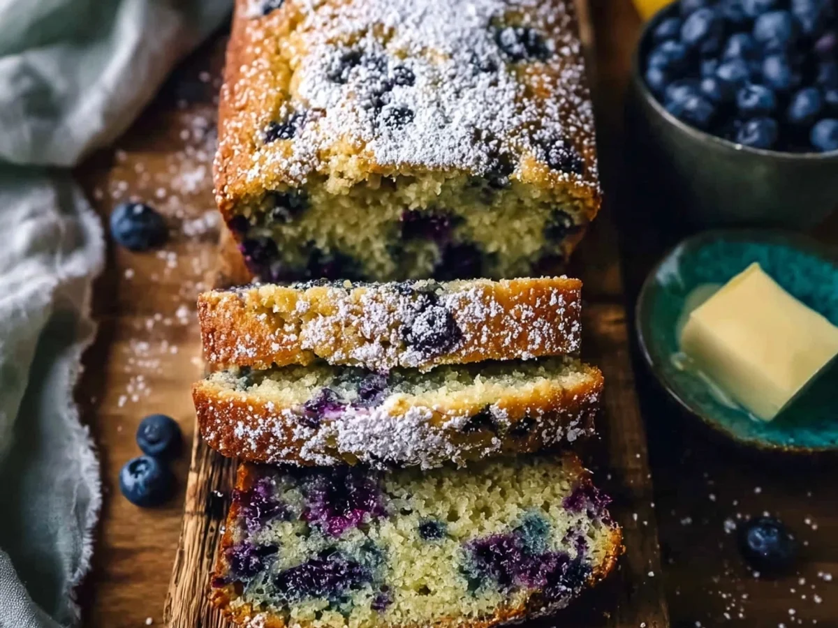 Tangy Lemon Blueberry Zucchini Bread Recipe - Image 2