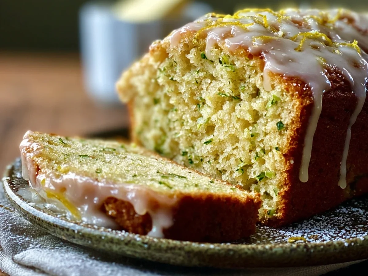Tangy Lemon Zucchini Bread: A Moist Summer Treat - Image 1