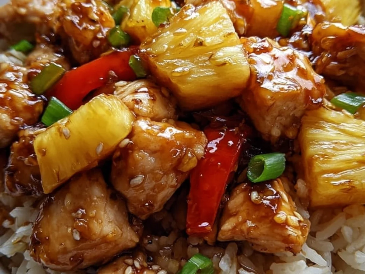 Tangy Pineapple Chicken and Rice: Simple Weeknight Dinner - Image 1