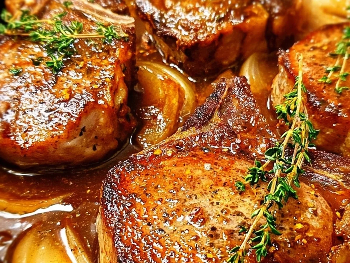 Tender Apple Butter Lamb Chops with Rosemary - Image 2